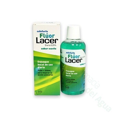 LACER COLUTORIO FLUOR DIARIO 0,05 % MENTA 500 ML
