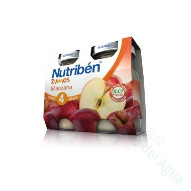NUTRIBEN ZUMO MANZANA 130 ML 2 U BIPACK