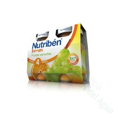 NUTRIBEN ZUMO FRUTAS VARIADAS 130 ML 2 U BIPACK