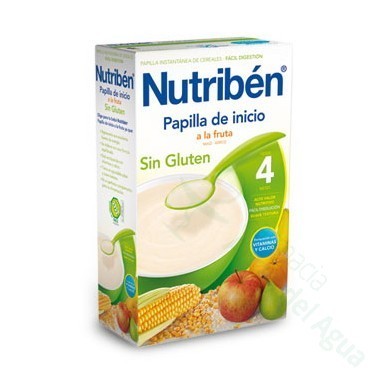 NUTRIBEN INICIO A LA FRUTA PAPILLA SIN GLUTEN 300 G
