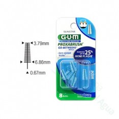 CEPILLO INTERDENTAL PROXABRUSH-612 RECAMBIO CILINDRICO 8 U