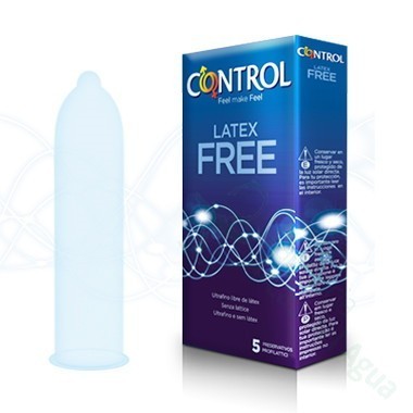 CONTROL FREE DE POLIURETANO PRESERVATIVO SIN LATEX 5 U