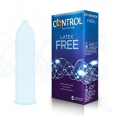 CONTROL FREE DE POLIURETANO PRESERVATIVO SIN LATEX 5 U