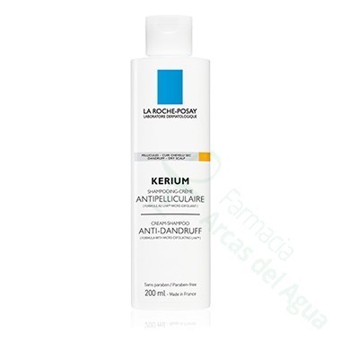 KERIUM CHAMPU ANTICASPA MICROEXFOLIANTE C SECO LA ROCHE POSAY 200 ML