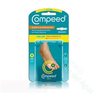 COMPEED CALLOS ACTIVOS HIDROCOLOIDE 6 APOSITOS MEDIANOS