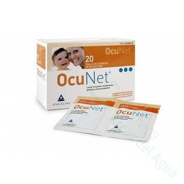 OCUNET LOCION LIMPIADORA PARPADOS PESTAÑAS TOALLITAS ESTERILES DE UN SOLO USO 20 TOALLITAS