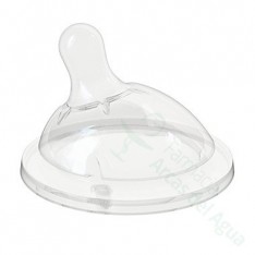 TETINA SILICONA CHICCO STEP UP 1 B ANCHA FLUJO NORMAL 0 M +