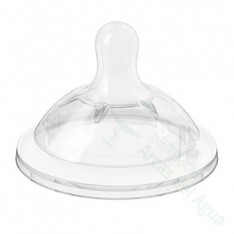 TETINA SILICONA CHICCO STEP UP 2 B ANCHA FLUJO REGULABLE 2 M + 2 U
