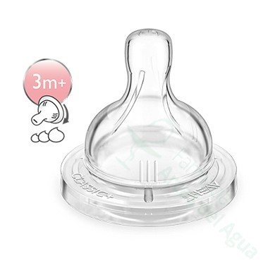 TETINA SILICONA FLUJO VARIABLE PHILIPS AVENT +3 M 2 U