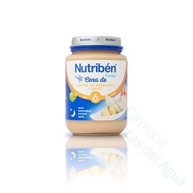 NUTRIBEN CREMA VERDURA CON PAVO POTITO CENA JUNIOR 200 G