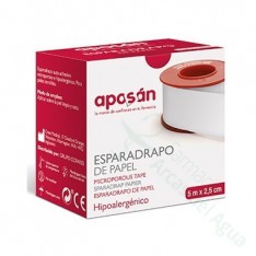 ESPARADRAPO HIPOALERGICO APOSAN PAPEL 5 X 2.5
