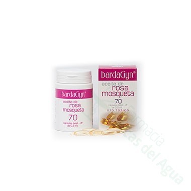BARDAGYN ARM 0.5 ACEITE ROSA MOSQUETA CAPSULA TOPICA 70 CAPS TWIST-OFF