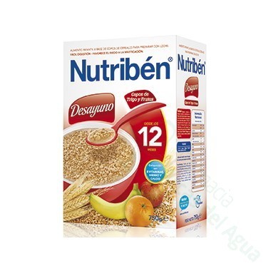 NUTRIBEN DESAYUNO COPOS DE TRIGO CON FRUTAS 750 G