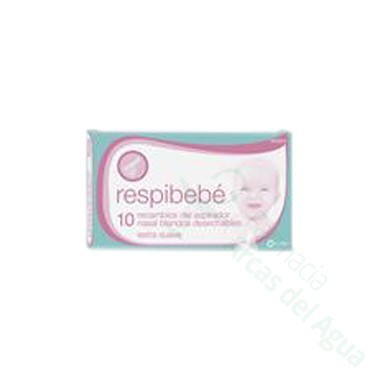 RESPIBEBE KIT COMPLETO ASPIRADOR NASAL BEBE 10 RECAMBIOS