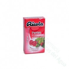 RICOLA PERLAS SIN AZUCAR FRESA 25 G