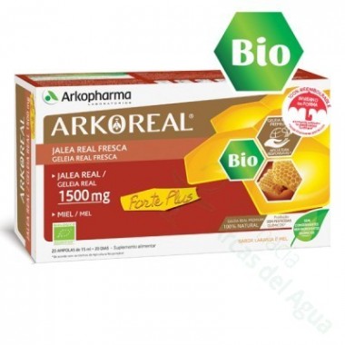 ARKOREAL JALEA REAL FORTE PLUS SIN AZUCAR 1500 mg 20 AMPOLLAS