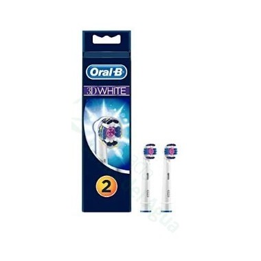 CEPILLO DENTAL ELECTRICO RECAMBIO ORAL-B 3D WHITE 2 CABEZALES