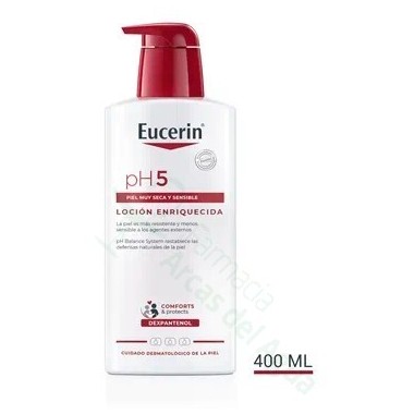 EUCERIN PIEL SENSIBLE PH-5 LOCION ENRIQUECIDA 1 ENVASE 400 ml