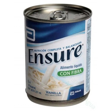 ENSURE CON FIBRA 500 ML 15 BOTELLAS VAINILLA