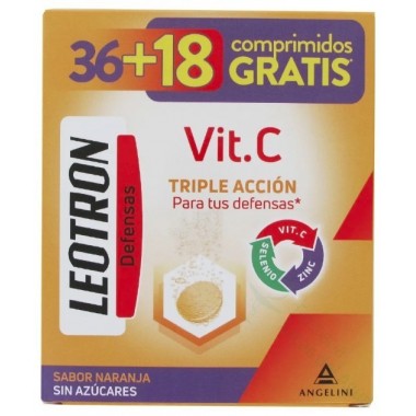 LEOTRON VIT C 36 COMP+18 COMP GRATIS