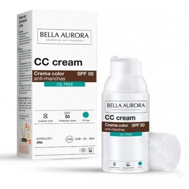 Bella Aurora CC Cream Oil Free SPF50 30 ml