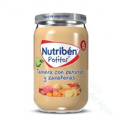 NUTRIBEN TERNERA CON PATATAS Y ZANAHORIAS POTITO 235 G