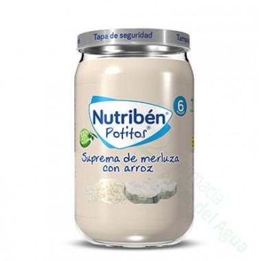 NUTRIBEN SUPREMA DE MERLUZA CON ARROZ 1 POTITO 235 g