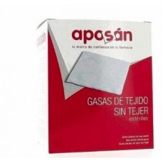 APOSAN GASA ESTERIL TEJIDO SIN TEJER COMPRESAS 20 GASAS 20 cm x 10 cm