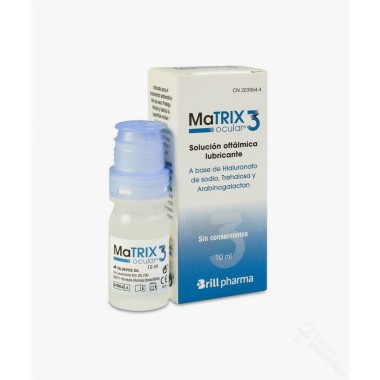 MATRIX OCULAR 3 SOLUCION OFTALMICA LUBRICANTE 1 ENVASE 10 ml