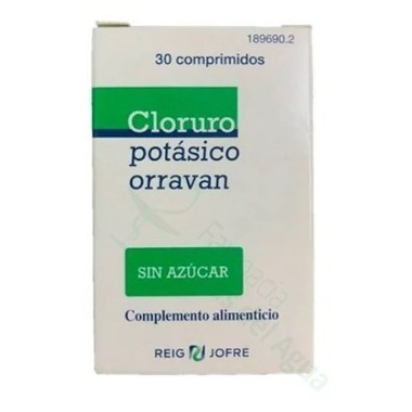 CLORURO POTASICO ORRAVAN 30 COMPRIMIDOS
