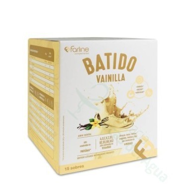 FARLINE COMPLEMENTOS BATIDO 15 SOBRES 30 g SABOR VAINILLA