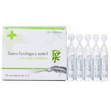 RF SUERO FISIOLOGICO ESTERIL 30 UNIDADES MONODOSIS 5 ml