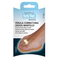 DEDOS MARTILLO FERULA CORRECTORA HERBI FEET