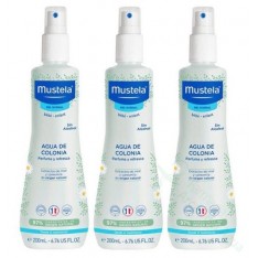 MUSTELA COLONIA TRIO 200 ML + 200 ML + 200 ML