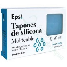 TAPONES DE SILICONA MOLDEABLES EPS! 6 UNIDADES