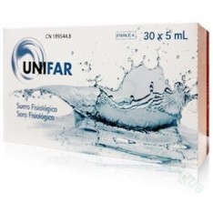 UNIFAR SUERO FISIOLOGICO 30 UNIDADES MONODOSIS 5 ml
